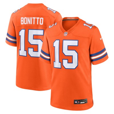 Игровая джерси Denver Broncos Nik Bonitto Nike Orange Alternate 2 Mile High Collection 1977 Throwback Game