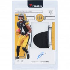 George Pickens Pittsburgh Steelers Autographed 2022 Panini National Treasures Dual-Color RPA #172 #65/99 Rookie Card