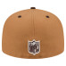 Бейсболка Baltimore Ravens New Era Light Brown/Dark Brown Two-Tone Walnut 59FIFTY