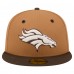 Бейсболка Denver Broncos New Era Light Brown/Dark Brown Two-Tone Walnut 59FIFTY