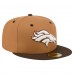 Бейсболка Denver Broncos New Era Light Brown/Dark Brown Two-Tone Walnut 59FIFTY