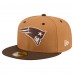 Бейсболка New England Patriots New Era Light Brown/Dark Brown Two-Tone Walnut 59FIFTY Бейсболка New England Patriots New Era Light Brown/Dark Brown Two-Tone Walnut 59FIFTY