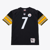 Джерси Pittsburgh Steelers Ben Roethlisberger Mitchell & Ness Black 2004 Authentic Throwback