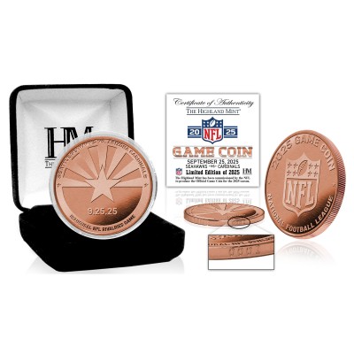 Seattle Seahawks vs. Arizona Cardinals Highland Mint 2025 Rivalries Collection Copper Mint Coin