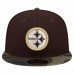 Бейсболка Pittsburgh Steelers New Era Dark Brown Burnt Wood Camo 9FIFTY Snapback