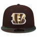 Бейсболка Cincinnati Bengals New Era Dark Brown Burnt Wood Camo 9FIFTY Snapback