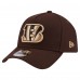 Бейсболка Cincinnati Bengals New Era Dark Brown Burnt Wood A-Frame 9FORTY