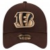 Бейсболка Cincinnati Bengals New Era Dark Brown Burnt Wood A-Frame 9FORTY