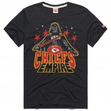 Unisex Kansas City Chiefs Homage Charcoal Star Wars x NFL Tri-Blend T-Shirt Unisex Kansas City Chiefs Homage Charcoal Star Wars x NFL Tri-Blend T-Shirt