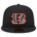Бейсболка Cincinnati Bengals New Era Black Color Pop 59FIFTY