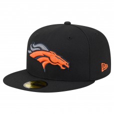 Бейсболка Denver Broncos New Era Black Color Pop 59FIFTY
