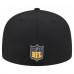 Бейсболка Pittsburgh Steelers New Era Black Color Pop 59FIFTY