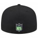 Бейсболка Seattle Seahawks New Era Black Color Pop 59FIFTY