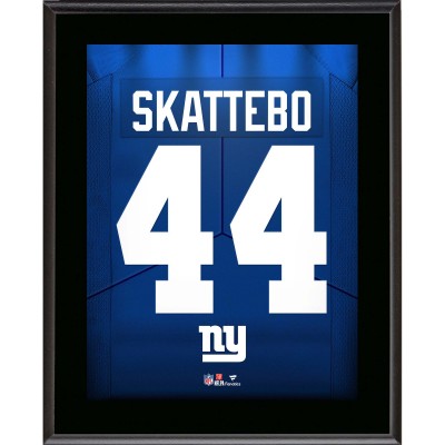 Cam Skattebo New York Giants Fanatics Authentic 10.5 x 13 Jersey Number Sublimated Player Plaque
