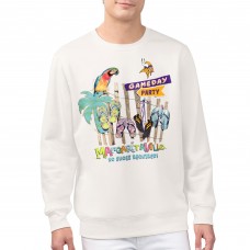 Minnesota Vikings Margaritaville Cream Gameday Party Fleece Sweatshirt