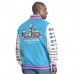 Куртка на кнопках Super Bowl LX G-III Sports by Carl Banks Light Blue Commemorative Varsity