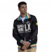 Super Bowl LX Starter Black Captain Full-Zip Varsity Jacket