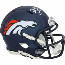 Peyton Manning Denver Broncos Autographed Fanatics Authentic Riddell 2024 Speed Mini Helmet