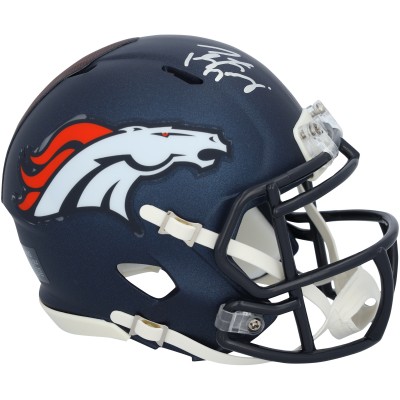 Peyton Manning Denver Broncos Autographed Fanatics Authentic Riddell 2024 Speed Mini Helmet