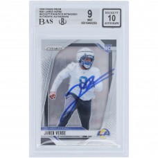 Jared Verse Los Angeles Rams Autographed 2024 Panini Prizm #341 Beckett Fanatics Witnessed Authenticated 9/10 Rookie Card Jared Verse Los Angeles Rams Autographed 2024 Panini Prizm #341 Beckett Fanatics Witnessed Authenticated 9/10 Rookie Card