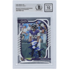 Карточка Isaiah Likely Baltimore Ravens Autographed 2022 Panini Absolute #164 Beckett Fanatics Witnessed Authenticated 10 Карточка Isaiah Likely Baltimore Ravens Autographed 2022 Panini Absolute #164 Beckett Fanatics Witnessed Authenticated 10