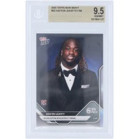 Ashton Jeanty Las Vegas Raiders 2025 Topps Now Record-Setting RB Selected 6th Overall #D-2 BGS Authenticated 9.5 Rookie Card