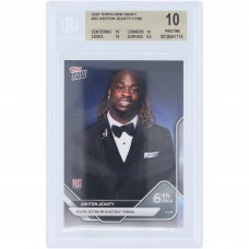 Ashton Jeanty Las Vegas Raiders 2025 Topps Now Record-Setting RB Selected 6th Overall #D-2 BGS Authenticated 10 Rookie Card - 10,10,10,9.5 Subgrades
