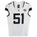 Ventrell Miller Jacksonville Jaguars Fanatics Authentic Game-Used #51 White Nike Jersey vs. Cincinnati Bengals on September 14, 2025
