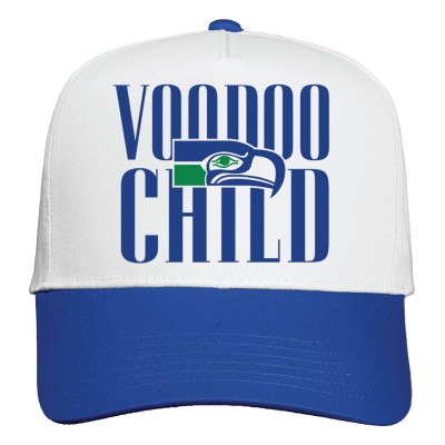 Seattle Seahawks Ceremony of Roses White Jimi Hendrix Voodoo Child Snapback Hat