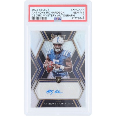 Anthony Richardson Indianapolis Colts Autographed 2022 Panini Select XRC Mystery Auto #XRCA-AR #69/99 PSA Authenticated 10 Rookie Card