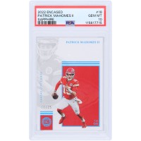 Patrick Mahomes Kansas City Chiefs 2022 Panini Encased Sapphire #18 #11/25 PSA Authenticated 10 Card