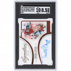 Terrell Owens San Francisco 49ers Autographed 2024 Panini Immaculate Collection Signature Moves #SM-TOS #9/25 SGC Authenticated 8.5/10 Card