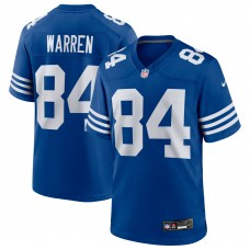 Indianapolis Colts Tyler Warren Nike Royal Alternate Game Jersey