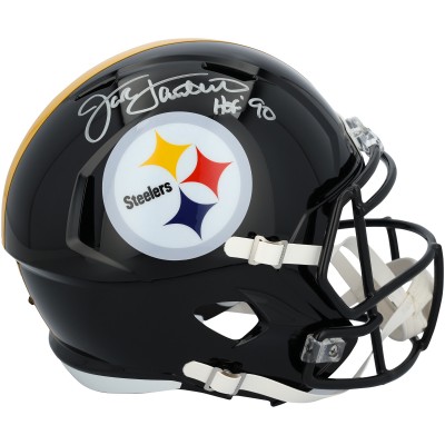 Jack Lambert Pittsburgh Steelers Autographed Fanatics Authentic Riddell Speed Replica Helmet with HOF 90 Inscription