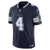 Джерси Dallas Cowboys Dak Prescott Nike Navy Team Vapor F.U.S.E. Stitched Limited