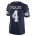 Джерси Dallas Cowboys Dak Prescott Nike Navy Team Vapor F.U.S.E. Stitched Limited
