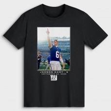 New York Giants Jaxson Dart Black NFL Flash Features Week 4 T-Shirt