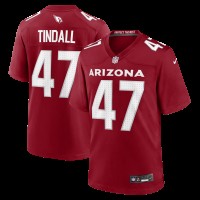 Arizona Cardinals Channing Tindall Nike Cardinal Team Game Jersey