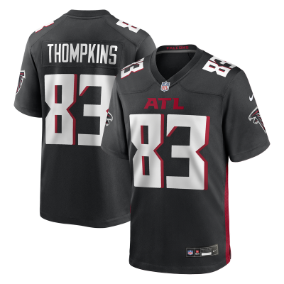 Джерси Atlanta Falcons Deven Thompkins Nike Black Team Game