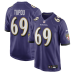 Джерси Baltimore Ravens Josh Tupou Nike Purple Team Game Джерси Baltimore Ravens Josh Tupou Nike Purple Team Game