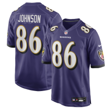 Джерси Baltimore Ravens Cornelius Johnson Nike Purple Team Game Джерси Baltimore Ravens Cornelius Johnson Nike Purple Team Game