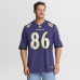 Джерси Baltimore Ravens Cornelius Johnson Nike Purple Team Game