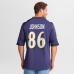 Джерси Baltimore Ravens Cornelius Johnson Nike Purple Team Game