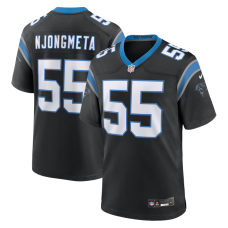 Джерси Carolina Panthers Maema Njongmeta Nike Black Team Game Джерси Carolina Panthers Maema Njongmeta Nike Black Team Game