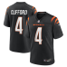 Cincinnati Bengals Sean Clifford Nike Black Team Game Jersey