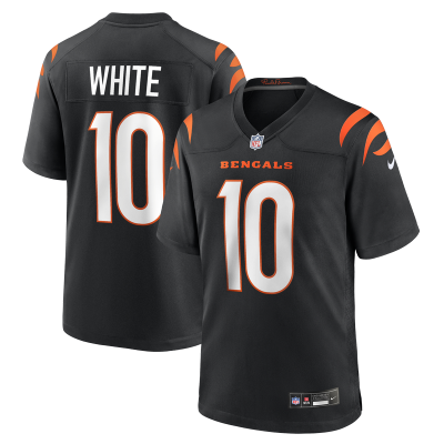 Cincinnati Bengals Mike White Nike Black Team Game Jersey