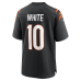 Cincinnati Bengals Mike White Nike Black Team Game Jersey