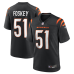 Cincinnati Bengals Isaiah Foskey Nike Black Team Game Jersey Cincinnati Bengals Isaiah Foskey Nike Black Team Game Jersey