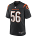 Cincinnati Bengals Myles Cole Nike Black Team Game Jersey