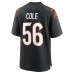 Cincinnati Bengals Myles Cole Nike Black Team Game Jersey